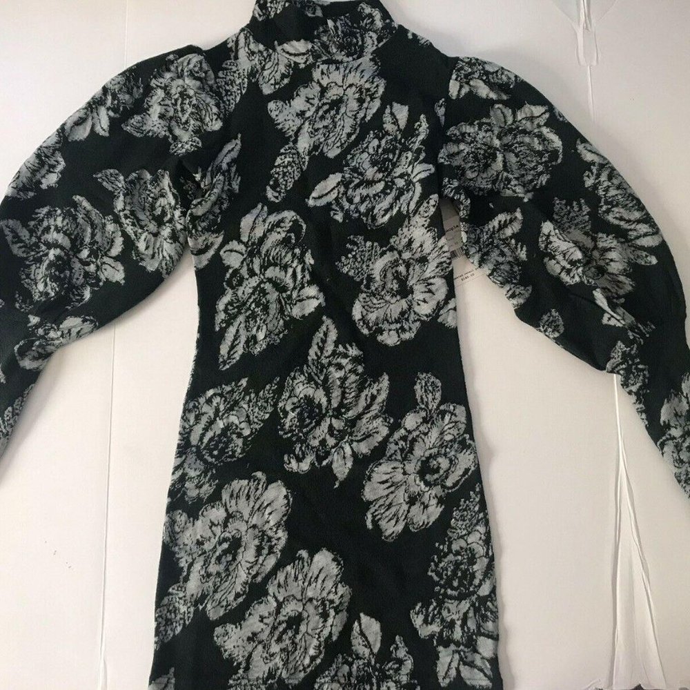 free people sweater dress Womens Green Flo… - Picture 4 of 12